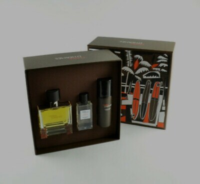 Hermes Terre D'Hermes Pure Perfume 3 Pieces Gift Set - NIB