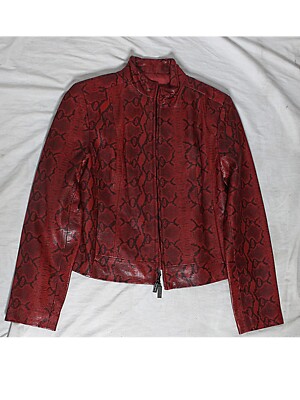 ★SCULPTOR★ 90s Faux Leather Coat Tan Red SC24A109RD MUSINSA | SCULPTOR 90s Faux Leather Coat Tan Red