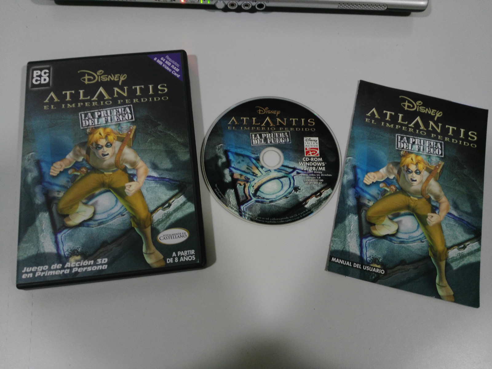 Atlantis the Lost Empire Game PC Spanish CD-ROM Disney Interactive