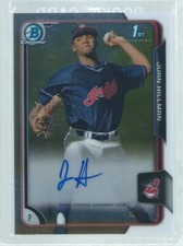 JUAN HILLMAN 2015 BOWMAN CHROME 1ST ON CARD AUTO PROSPECT