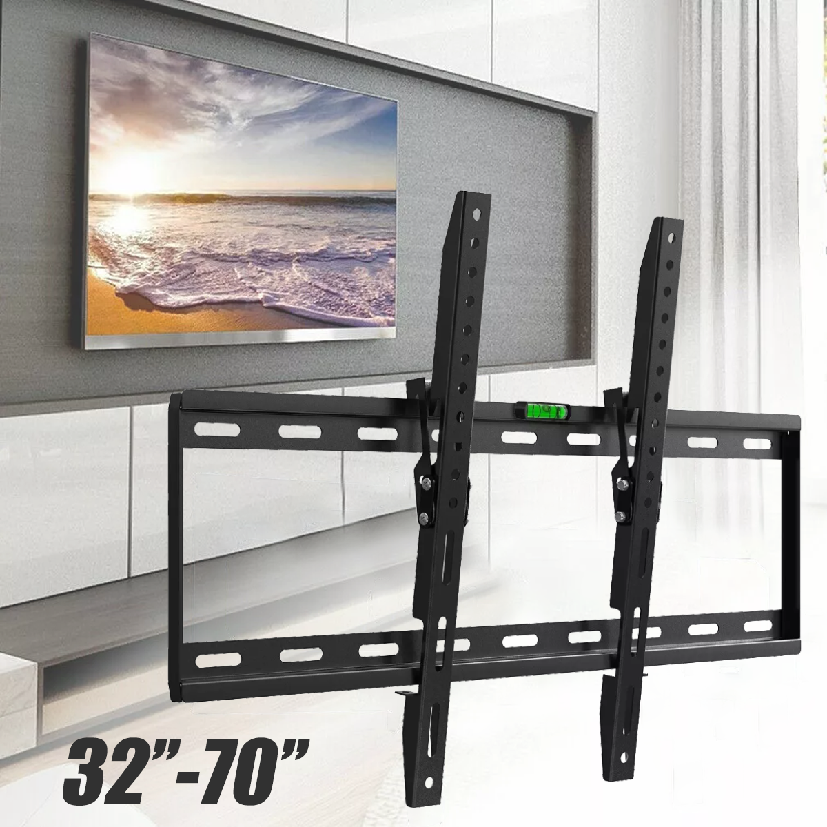 TV Wall Mount Bracket Tilt for 32 37 40 42 43 46 47 50 52 55 60 65 70inch Screen