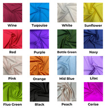 Plain Lycra Fabric 4 Ways Stretch Dancewear Swimwear Athlete Material 150cm Wide