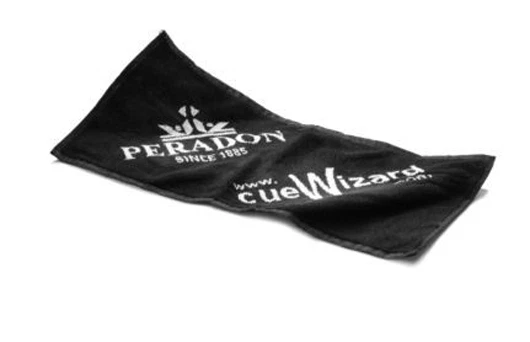 PERADON BLACK TRADITIONAL CUE TOWEL S2460 HELPS TO KEEP YOUR CUE CLEAN