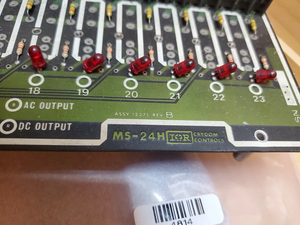 12371 REV B CRYDOM MS-24H / MS24H 124002 IAC5 6401 OAC5 IN*STOCK*USA USED - Image 2 of 4