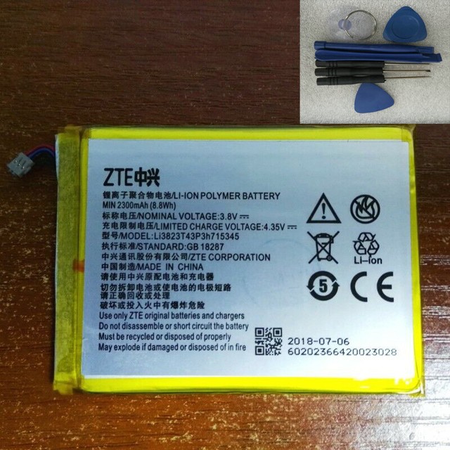 Аккумулятор zte li3820t43p3h715345 Аккумулятор zte li3820t43p3h715345