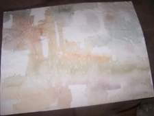 Original Watercolor By Peg Humphreys, Abstract 19" x 25"