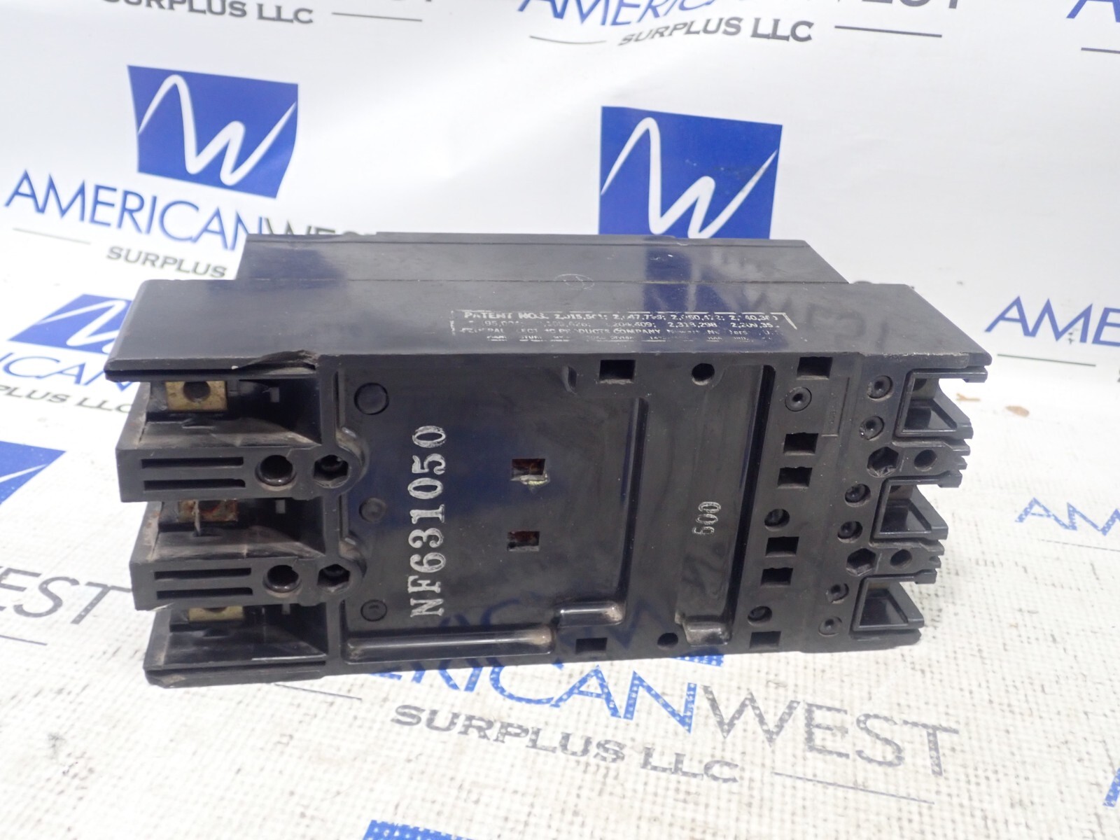 FPE NF31050 50 Amp 3 Pole 600V Circuit Breaker Tested