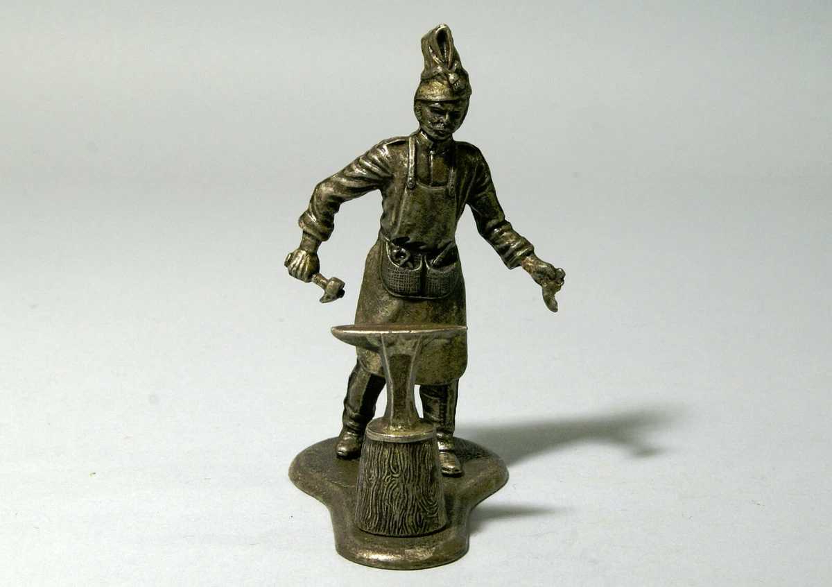 Figurine MHSP 1/30 – Spahi à Cheval, Guerre D'Algérie 1987, Métal Argenté
