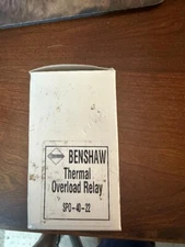 BENSHAW THERMAL OVERLOAD RELAY SPO-40-22