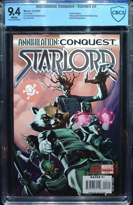 Annihilation: Conquest Starlord #2 2007 CBCS 9.4! Nic Klein Cover!
