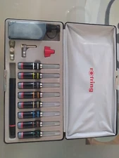 Vintage Germany Rotring Varioscript set  + presentation box #