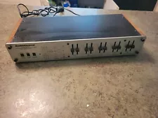 AudioControl Model D-520 Equalizer/Speaker System w Subsonic Filter Untested