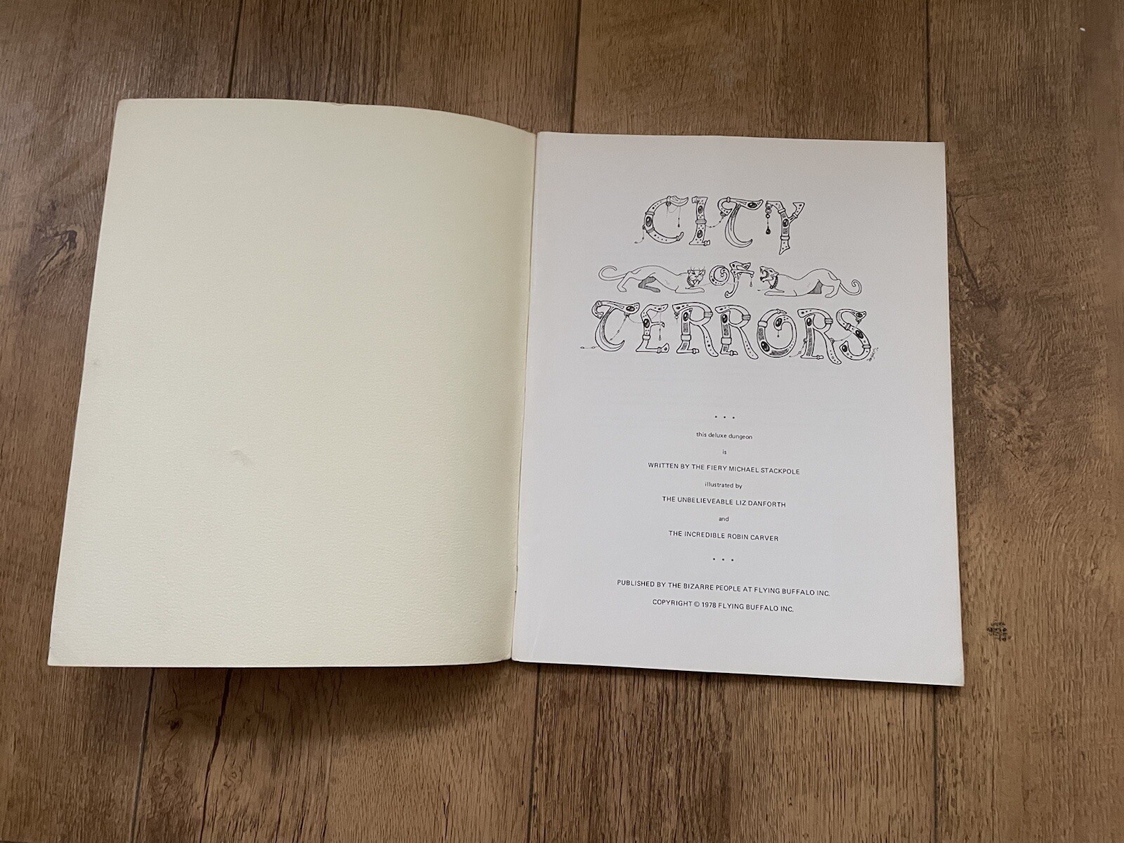 Flying Buffalo Tunnels & Trolls City of Terrors First Edition 1978 eBay