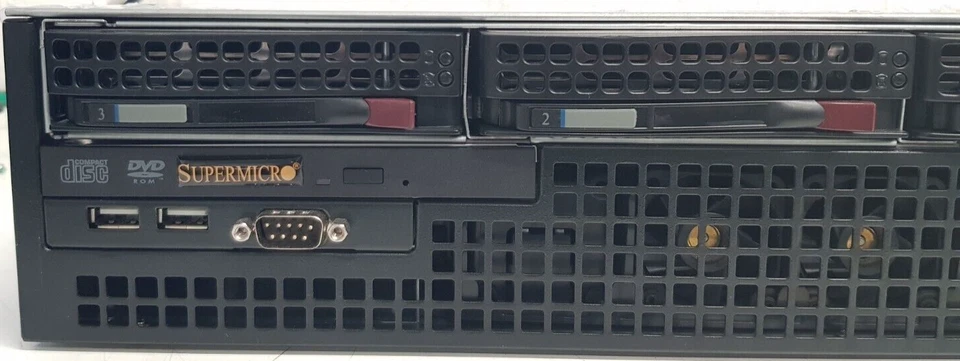 Supermicro CSE-825M Xeon X3430 2.40GHz X8SIL-F  4 GB Ram 2x PSU caddies +vat inc - Image 3 of 4