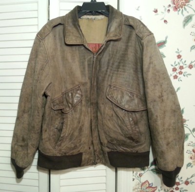 leather bomber jacket ebay