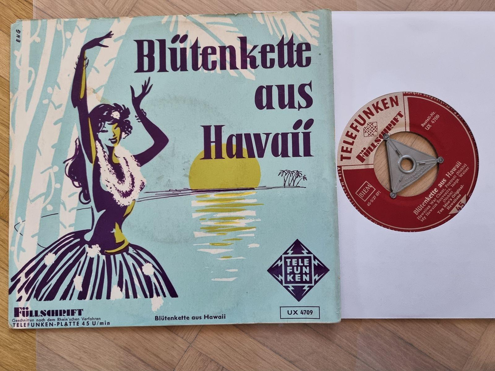 7"" Single Tau Moe's Original Hawaiians - Blumenkette aus Hawaii Vinyl Germany