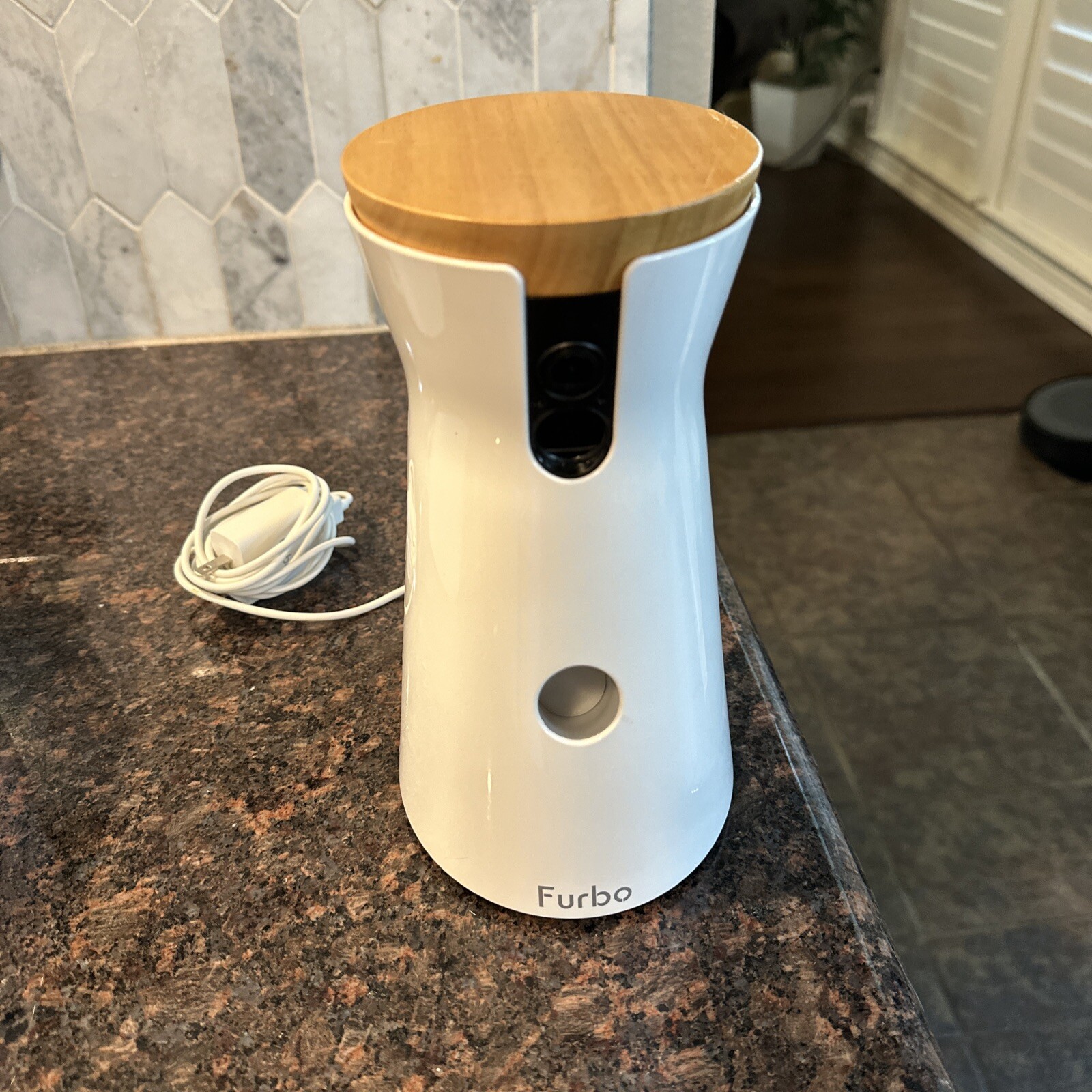 FURBO DOG CAMERA TREAT TOSSING FULL HD WIFI PET CAMERA 2-WAY AUDIO-image