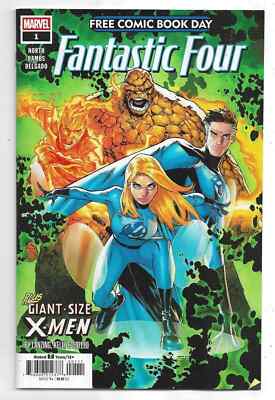 FCBD 2025 -  Fantastic Four & Giant Size X-Men Comic Book #1 ( Unstamped )