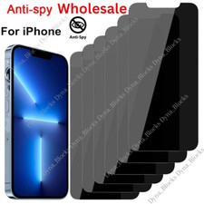 Privacy Screen Protector Tempered Glass Lot For iPhone 16 15 14 13 12 11 XR 8 7