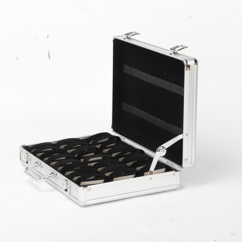Estuche de reloj diseño maletín de aluminio para 24 relojes grandes - exhibición de coleccionistas - Imagen 19 de 23