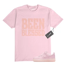 Air Force 1 Pink Foam Cobalt Tint T Shirt Match BB