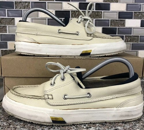 sebago docksides beige