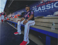 DAVE MARTINEZ Signed 8 x 10 Photo WASHINGTON NATIONALS Baseball Free Ship MLB