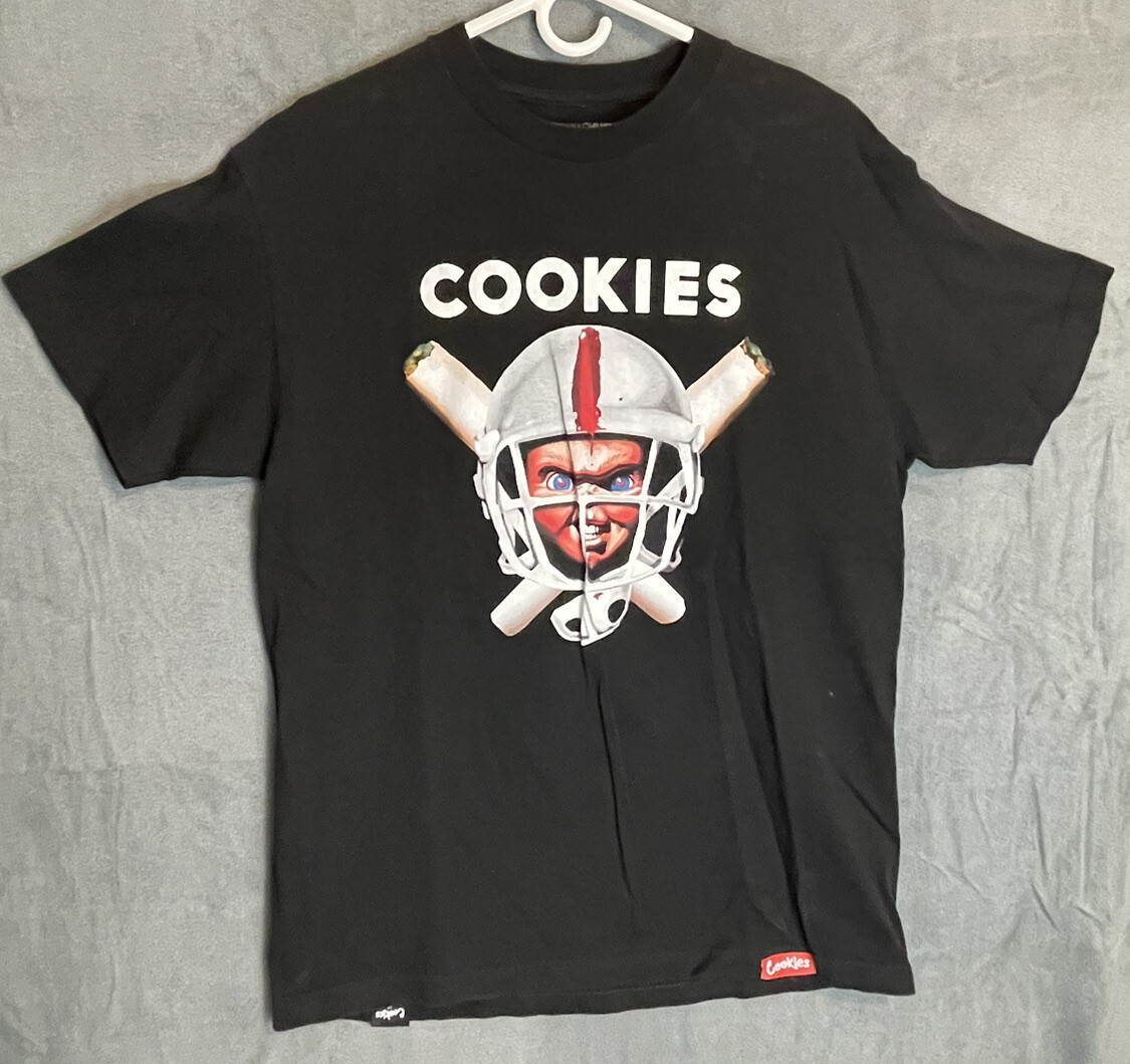 Cookies x Chucky Football T-Shirt Large | eBay