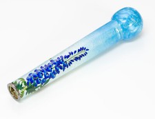 Antique Japanese Cloisonne Enamel Silver Parasol Handle