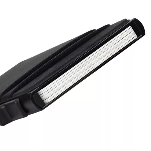 Slim Mens Card Holder Metal RFID Blocking Minimalist Pop Up Wallet for Men - Picture 9 of 9