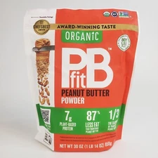 PBfit Organic Peanut Butter Powder 30oz (1 lb 14 oz) 850g Award Winning Taste