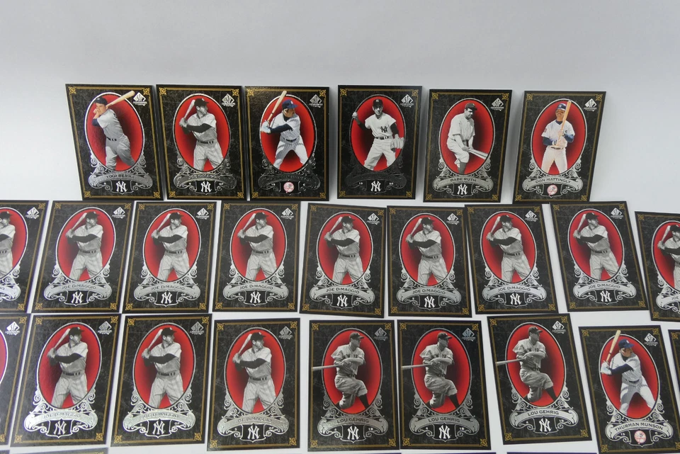 2007 Upper Deck SP Legendary Cuts Cooperstown Collection Baseball Cards Yankees - Image 2 of 4