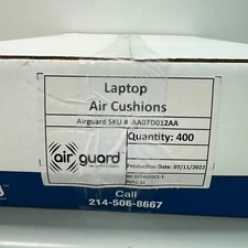 AirGuard Inflatable Laptop Shipping Cushions 400 PCS Box Air Pillow Wrap