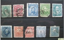 timbres Chili : 1867 - 1885