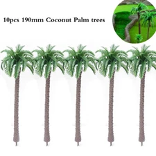 10pcs 19cm Green Miniature Model Palm Trees DIY Dioramas Park Landscape Scenery