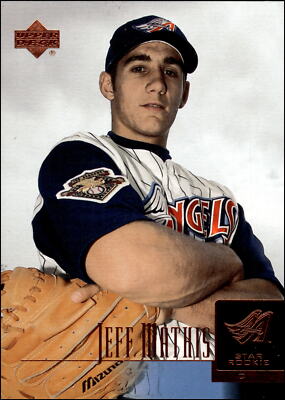 2001 Upper Deck Prospect Premieres #1 Jeff Mathis Rookie Anaheim Angels ...