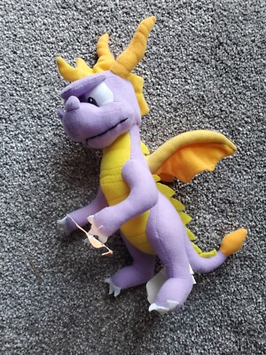 SPYRO the Dragon 8'' Plush Vintage 2001 Universal Play by Play w/ Tags Rare!