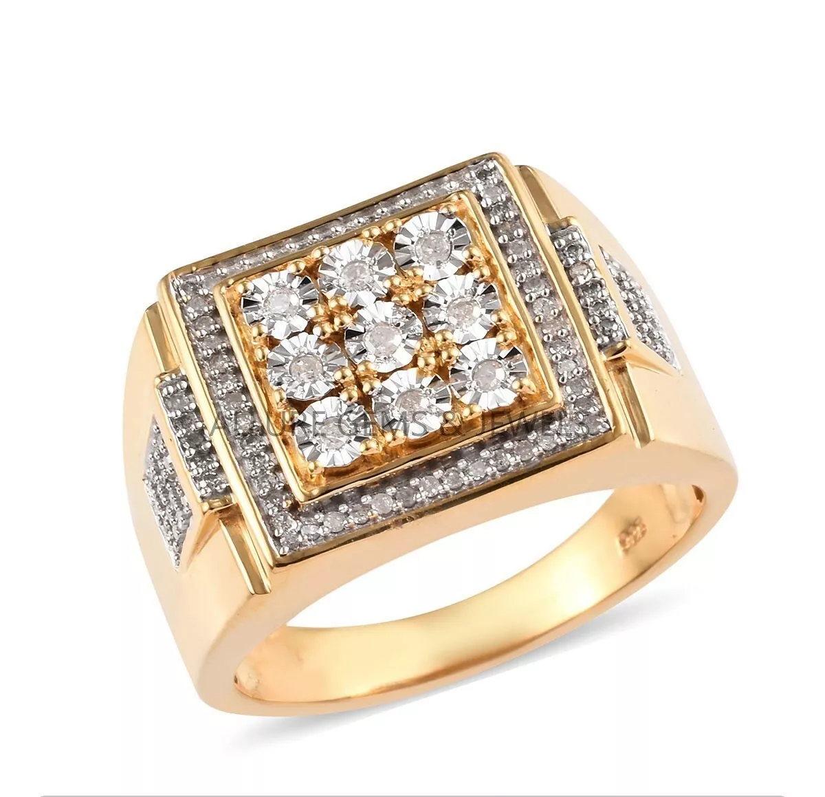 Cost of diamond ring for best sale men