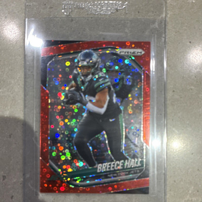 Panini Red Prizm 2025 Breece Hall New York Jets /99