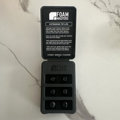 Foam Masters Ultra-Premium Memory Foam Ear Tips for Airpods Pro 1St & 2Nd Gen |