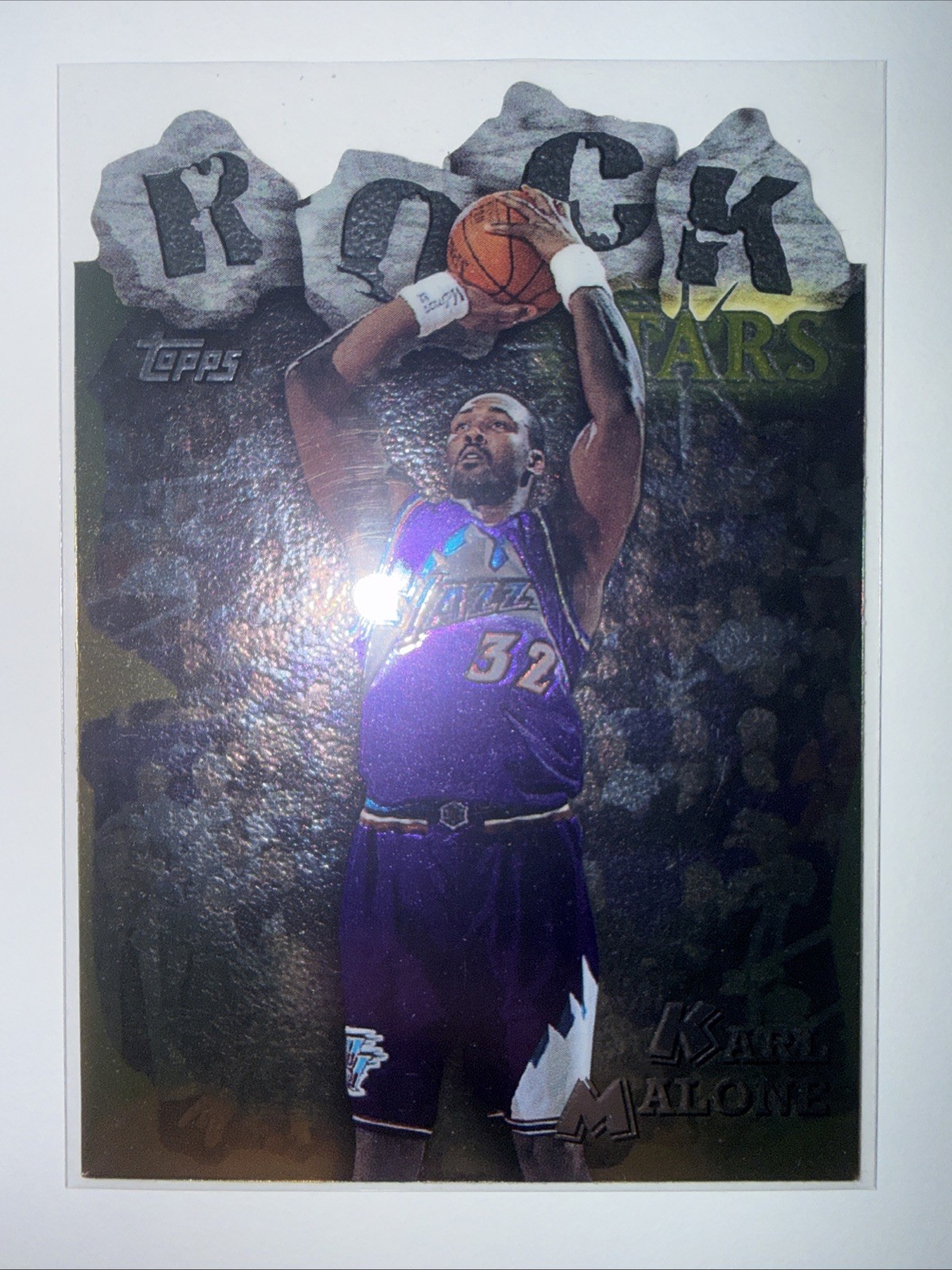 1997-98 Topps Rock Stars Karl Malone #RS16 HOF