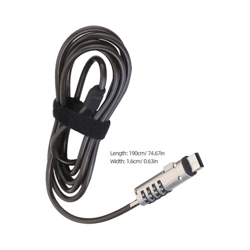 Laptop Computer Numeric Password Sperre Tragbare Computer -Sperren USB -Sperre - 第 2/12 張圖片