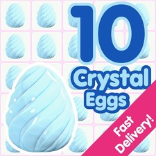 10 Crystal Eggs   US Seller   Adopt From Me Today 