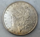 1883-P MORGAN SILVER DOLLAR , Unc, Luster, Toned — photo 5