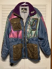 ASICS VINTAGE 90S SKI JACKET "STOCKLI SKI USA” MADE IN JAPAN! SIZE M MEDIUM