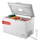 Chest Freezer 12.8 cu.ft / 345 L Large Deep Freezer & 4 Removable Baskets