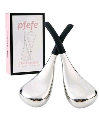 pfefe - Ice Globes Facial Skin Care Tools For Women Face Eyes, Stainless Steel