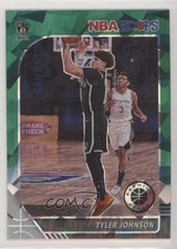 2019-20 Panini NBA Hoops Premium Stock Green Cracked Ice Prizm Tyler Johnson 2u6
