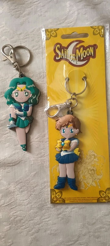 Sailor Moon S Keychain. Sailor Uranus & Sailor Neptune