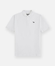PAPER PLANES SOLID WHITE PIQUE POLO SHIRT SIZE XL NEW RELEASE